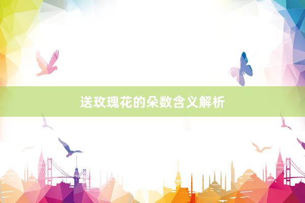 送玫瑰花的朵数含义解析